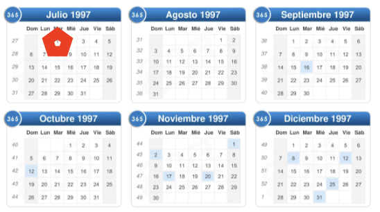 calendario mostrando la fecha clave de la Ley 73 para determinar la elegibilidad.